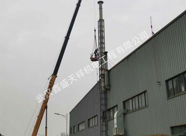 武汉通用汽车烟囱改造工程